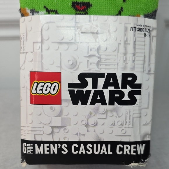Star Wars LEGO Colorful Crew Socks - Picture 2 of 6